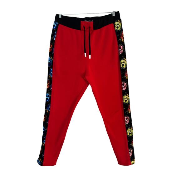 SWITCH Remarkable Mens 3XL Drip Too Hard Sweatshirt Sweatpants Set Red Pitbull - Picture 3 of 9